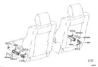 8492160090B0-KNOB, POWER SEAT SWITCH (FOR SLIDE & VERTICAL)