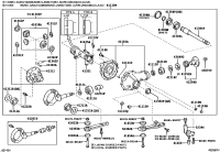 412040K030-FLANGE SUB-ASSY, FRONT DRIVE PINION COMPANION, FRONT
