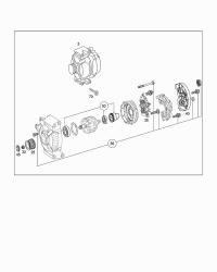 6361540102-ALTERNATOR 14V/150A-S(W220)199