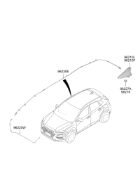 96230O1250-FEEDER CABLE-ANTENNA MAIN NO.1