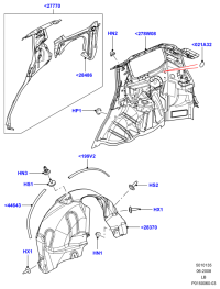 LR005165-PANEL ASSY-LWR CRASH PAD