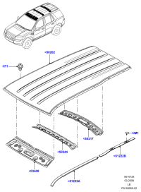LR006428-W/STRIP-PANORAMAROOF