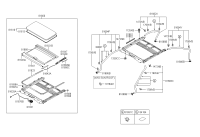 816203M000-FRAME ASSY-SUNROOF