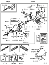 MR410467-SHAFT ASSY,RR AXLE