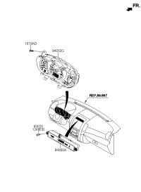 940062P540-CLUSTER ASSY-INSTRUMENT