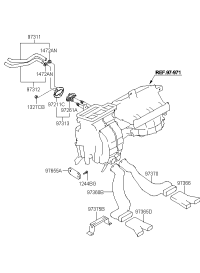 973112C200-Hose, heater