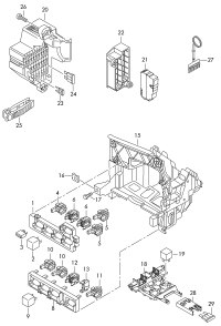 3C1941397F-BRACKET-ENGINE SUPP*