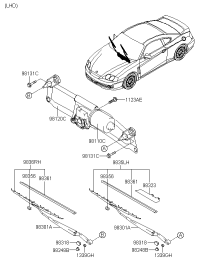 981102C100-MOTOR & CRANK ARM ASSY-W/WIPER
