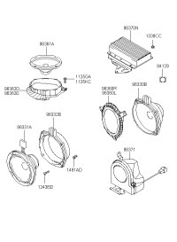 963312C000-Speaker assy., door
