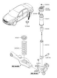 553113V010-SHOCK ABSORBER ASSY-REAR