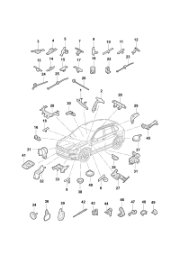 3C0971848C-Cable bracket