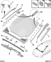 8116VX-GLASS WINDSHIELD