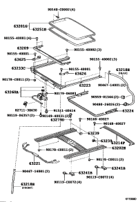 6320202030-RAIL SUB-ASSY, SLIDE ROOF
