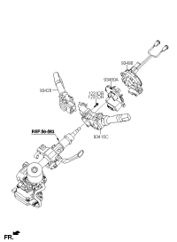 934202W050-SWITCH ASSY-WIPER & WASHER