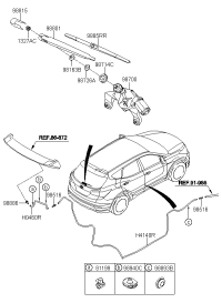 987002W000-Motor & linkage assy-rr wpr