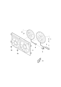 1KD959455D-Radiator fan: