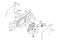 826102L0009K-HANDLE ASSY-DR I/S LH