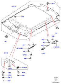 LR032638-Sunvisor assy