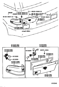 8155095D01-LAMP ASSY, REAR COMBINATION, RH