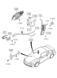 793802C000-CHECKER ASSY-FR DOOR