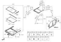 81600F0000TTX-PANORAMA ROOF ASSY