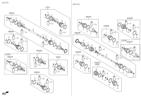 495004T600-JOINT ASSY-CV LH