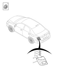 7057008700-LAMP ASSY, REAR COMBINATION, RH