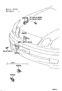 8651030610-HORN ASSY, HIGH PITCHED