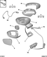 8152P0-Cover, mirror trim