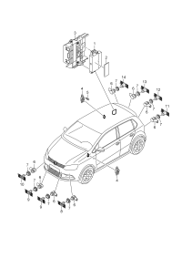 6RD919064B-Controlunit, parking