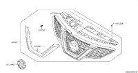 62310DF30A-GRILLE RADIATOR