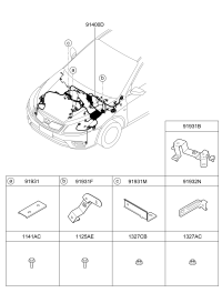 91931QE010-BRACKET-WIRING MTG