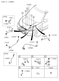 916002X040-WIRING ASSY-FR DR(DRIVER)