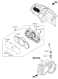 940032X000-CLUSTER ASSY-INSTRUMENT