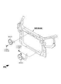 966102X500-HORN ASSY,LOW
