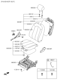 886121Z010WK-SHIELD COVER-SEAT DRIVER OTR