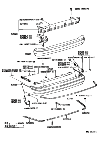 5201550010-ARM SUB-ASSY, REAR BUMPER, RH/LH