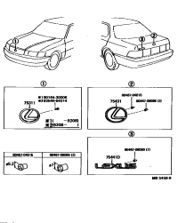 7531150040-EMBLEM, RADIATOR GRILLE (OR FRONT PANEL)