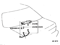 8157050011-LAMP ASSY, CENTER STOP