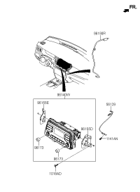 96173B38004X-KNOB-VOLUME