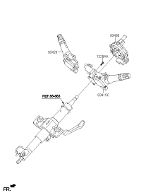 93410B3120-SWITCH ASSY-LIGHTING & T/SIG