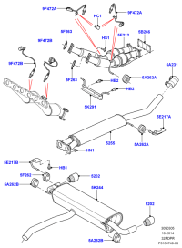 LR001816-GASKET,W.PUMP INLET