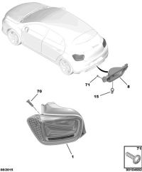 9813045780-Rear light