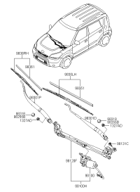 981102X000-MOTOR ASSY-WINDSHIELD WIPER
