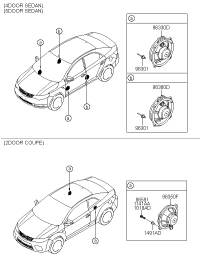 963501M000-SPEAKER ASSY-CLUSTER