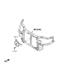 966101M001-Horn, low pitched