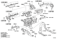 588610A080-Duct, console box air, no.1