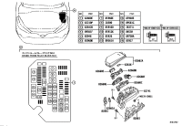 826620A230-COVER, RELAY BLOCK, UPPER, NO.1