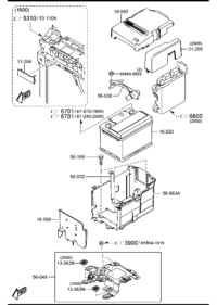 BFF45603YA-CARRIER ASSY