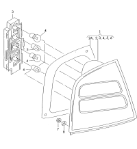 1U6945111C-Rear light